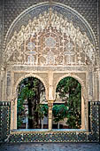 Alhambra  Hall of Two Sisters (Sala de la dos Hermanas), Mirador the Lindaraja. 