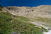 Austria Alti Tauri salita al Gross Glokner, Vista della conca Gramsgrube. 