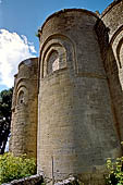 Castelvetrano, Sicily - la chiesa arabo-normanna della Trinit di Delia (XII sec.). Le tre absidi della facciata orientale. 