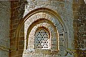 Castelvetrano, Sicily - la chiesa arabo-normanna della Trinit di Delia (XII sec.). Dettaglio dell'abside della facciata orientale. 