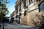 Catania Palazzo Biscari - the palace is built ontop of the sixteenth century defensive Spanish walls, till the 1920 the sea water still reached the bastions.