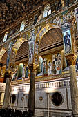 Palermo - Palazzo dei Normanni, Cappella Palatina: dettaglio della navata di destra. 