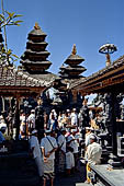 Mother Temple of Besakih - Bali. Temple complex called Pedarman and dedicated to the great family lineages of the island. Temple ceremony. 