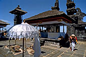 Pura Gelap - Mother Temple of Besakih - Bali. Topeng Mask Dance accompanied by gamelan music. 