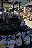 Pura Gelap - Mother Temple of Besakih - Bali. Temple ceremony in the third courtyard. 