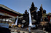 Pura Gelap - Mother Temple of Besakih - Bali. The stairway with the Kori Augung of the third courtyard.  