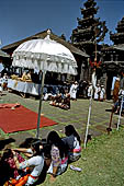 Pura Gelap - Mother Temple of Besakih - Bali. Temple ceremony in the third courtyard. 