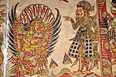 Klungkung - Bali. The Kerta Gosa palace, the painting shows the 