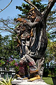 Tirtagangga, Bali - The sculptures of Barong and Rangda representing the eternal struggle between good and evil.