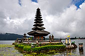 Pura Ulun Danu Bratan - Bali. The famous temples on two small islands of the lake Bratan.