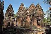 angkor banteay srei cambodia stock photographs
