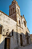 Korula, Curzola - Cattedrale di San Marco con a fianco la cappella di S. Rocco.