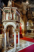 Spalato, Palazzo di Diocleziano, mausoleo dell'imperatore ora cattedrale, pulpito esagonale.