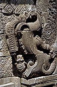 Borobudur - Kala-makara motifs decorating gateways leading from one gallery level to the next. 