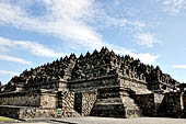 Borobudur, view of the monument 