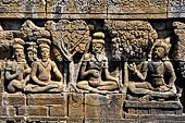 Borobudur reliefs - First Gallery, South-Eastern side - Panel 15.