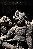 Borobudur, reliefs of the First Gallery balustrade.