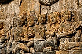 Borobudur reliefs - First Gallery, Western side - Panel 68.