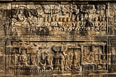 Borobudur reliefs - First Gallery, Northern side - Panel 79.