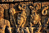 Borobudur reliefs - Fourth Gallery - Panel 54.