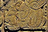 Chetumal - Museo de la Cultura Maya, reproduction of Maya glyphs.