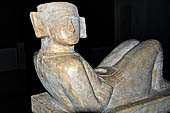 Chetumal - Museo de la Cultura Maya, reproduction of Chac Mol Statue Chichen Itza.