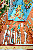 Chetumal - Museo de la Cultura Maya, reproduction of the frescos of the first chamber of The Temple of the Murals at Bonampak.