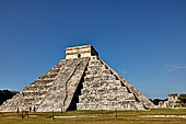 The Pyramid of Kukulcan, or the Castle (el Castillo), the most imposing structure at Chichen Itza 