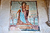 Izamal - Convent of San Antonio de Padua (XVI c), early Franciscan frescoes of the cloister.