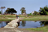 Chitwan - Footbridge crossed to enter the area.