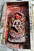 Gokarna Mahadev - Narayan image reclining on a bed of cobras.