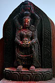 Gokarna Mahadev - Ganga with four arms and a pot on her head from which pours the Ganges.