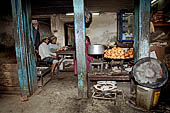 Kathmandu - food stall.
