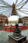 Kathmandu - Kathesimbhu stupa a copy of the great complex of Swayambhunath.