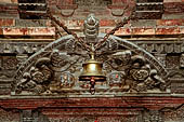 Patan - North of Durbar Square, Uma Maheshwar temple, torana.
