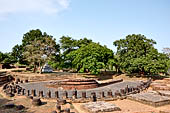 Lalitgiri - Apsidal Chaitya, surrounded by a number of votive small stupas. 