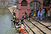 Orissa - Puri, around the holy tank called Narendra Sagar.