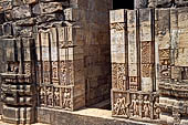 Ratnagiri - The main monastery. Decoration details of the door frame of the shrine entrance. 