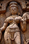 Ratnagiri - image of Tara inside the niche at the right wall of the monastery entrance.  