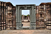 Ratnagiri - the beautifully decotated portal of the main monastery 