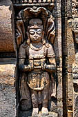 Ratnagiri - details of the beautifully decotated portal of the main monastery 