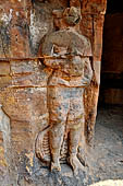 Udaigiri Cave 9 - 'Dvarapala' door guardian.