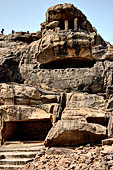 Orissa - Bhubaneswar. Udaigiri, nearby the Hati Gumpa (cave n14).