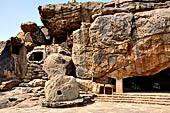 Orissa - Bhubaneswar. Udaigiri, nearby the Hati Gumpa (cave n14).