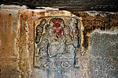 Udaigiri Ganesh Gumpha cave 10 - the image of Gnash inside the cell on the right side.