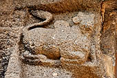 Udaigiri Ganesh Gumpha cave 10 - frieze above the 'dvarapala' figure.