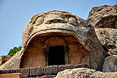India Orissa Bhubaneswar Udaigiri and Khandagiri caves photographs