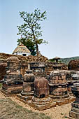Udayagiri - Udayagiri II excavations. Votive stupas. 