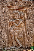 Udayagiri - Udayagiri II excavations. Detail of the carved stone stele.
