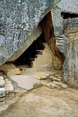 Machu Picchu ruins    Torreon and Royal Tomb